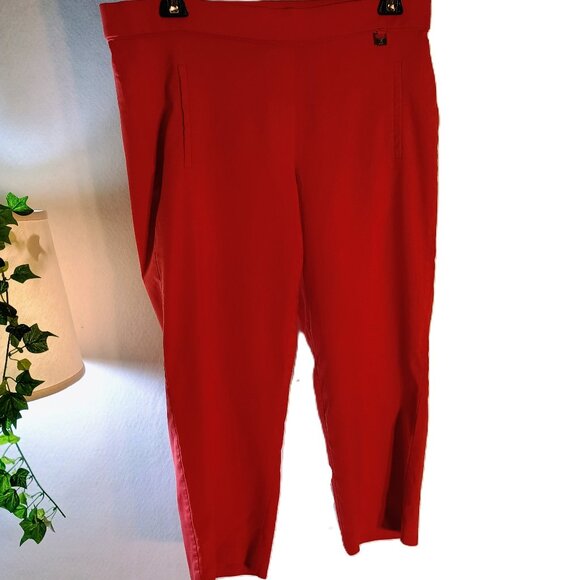 EUC: Rafaella Sze 18W Coral Plus Size Pants - Picture 1 of 4